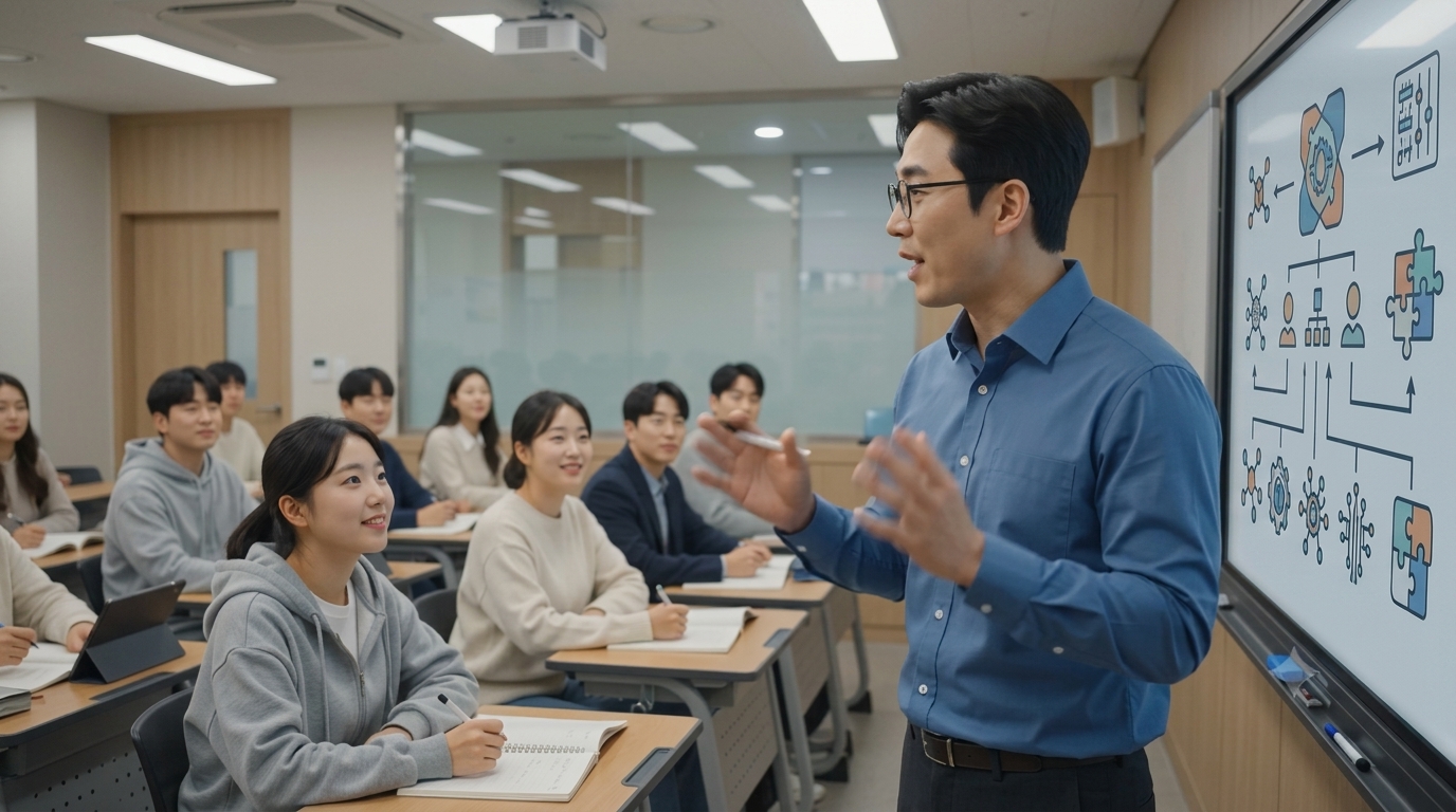 학원 교육 현장