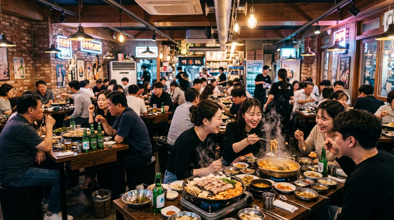 식당 외식 매장 현장